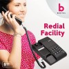 Beetel B11 Corded Landline Phone, Ringer Volume Control, LED for Ring Indication, Wall/Desk Mountable, Classic Design, Clear Call Quality, Mute/Pause/Flash/Redial Function (Made in India)(Black)(B11) Beetel B11 Corded Landline Phone, Ringer Volume Control, LED for Ring Indication, Wall/Desk Mountable, Classic Design, Clear Call Quality, Mute/Pause/Flash/Redial Function (Made in India)(Black)(B11)
