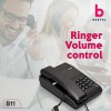 Beetel B11 Corded Landline Phone, Ringer Volume Control, LED for Ring Indication, Wall/Desk Mountable, Classic Design, Clear Call Quality, Mute/Pause/Flash/Redial Function (Made in India)(Black)(B11) Beetel B11 Corded Landline Phone, Ringer Volume Control, LED for Ring Indication, Wall/Desk Mountable, Classic Design, Clear Call Quality, Mute/Pause/Flash/Redial Function (Made in India)(Black)(B11)