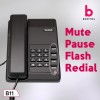 Beetel B11 Corded Landline Phone, Ringer Volume Control, LED for Ring Indication, Wall/Desk Mountable, Classic Design, Clear Call Quality, Mute/Pause/Flash/Redial Function (Made in India)(Black)(B11) Beetel B11 Corded Landline Phone, Ringer Volume Control, LED for Ring Indication, Wall/Desk Mountable, Classic Design, Clear Call Quality, Mute/Pause/Flash/Redial Function (Made in India)(Black)(B11)