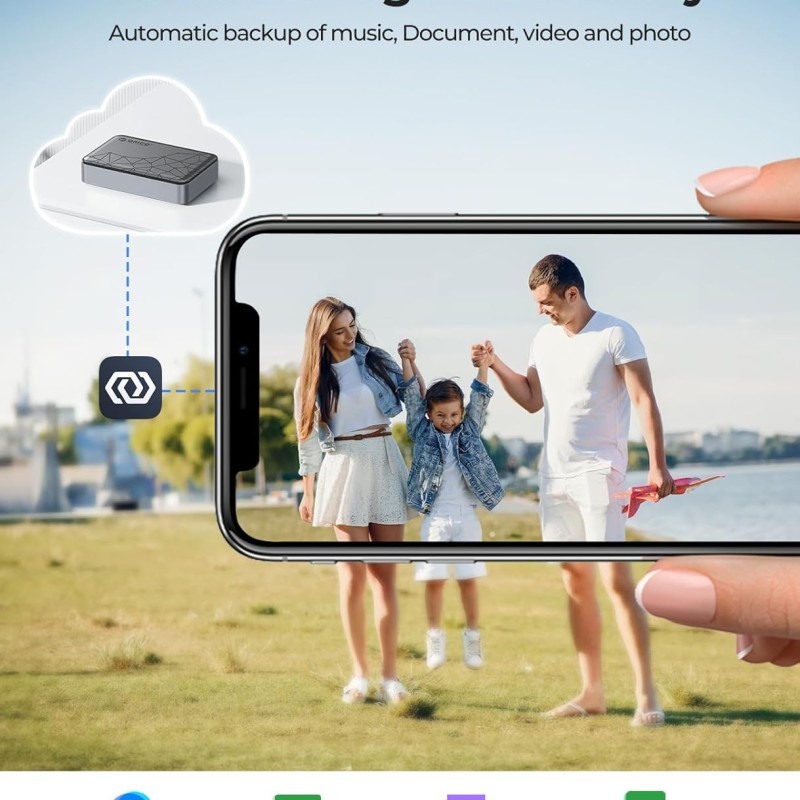 ORICO 2.5 inch USB3.0 SATA External Hard Drive Enclosure for 9.5mm 7mm 2.5 Inch SATA HDD and SSD Up to 4TB Tool-Free UASP Supported [Hard Drive NOT Included]