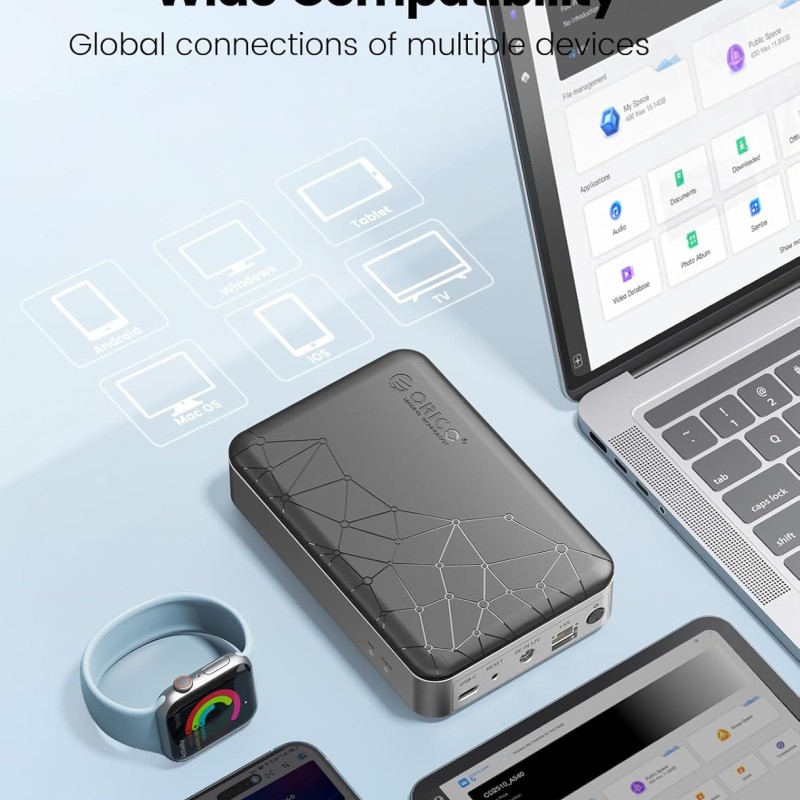 ORICO 2.5 inch USB3.0 SATA External Hard Drive Enclosure for 9.5mm 7mm 2.5 Inch SATA HDD and SSD Up to 4TB Tool-Free UASP Supported [Hard Drive NOT Included]