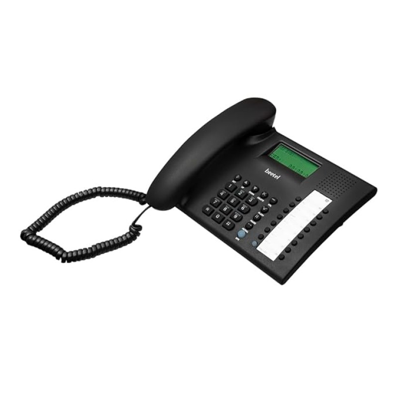 Beetel M90N Caller Id Corded Landline Phone with 16 Digit LCD Display,Fsk/Dtmf Compatable Caller N Id,8 Direct One Touch & 10 Two Touch Memory,Volume Control for Speaker Phone,Music On Hold (Black) Beetel M90N Caller Id Corded Landline Phone with 16 Digit LCD Display,Fsk/Dtmf Compatable Caller N Id,8 Direct One Touch & 10 Two Touch Memory,Volume Control for Speaker Phone,Music On Hold (Black)