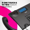 Beetel M90N Caller Id Corded Landline Phone with 16 Digit LCD Display,Fsk/Dtmf Compatable Caller N Id,8 Direct One Touch & 10 Two Touch Memory,Volume Control for Speaker Phone,Music On Hold (Black) Beetel M90N Caller Id Corded Landline Phone with 16 Digit LCD Display,Fsk/Dtmf Compatable Caller N Id,8 Direct One Touch & 10 Two Touch Memory,Volume Control for Speaker Phone,Music On Hold (Black)