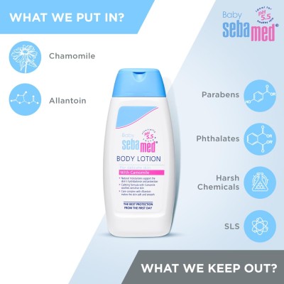 Sebamed Baby Body Lotion100 ml |pH 5.5|Long lasting moisturiser|Quickly absorbed| Sebamed Baby Body Lotion100 ml |pH 5.5|Long lasting moisturiser|Quickly absorbed|