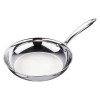 BERGNER Argent TriPly 20 cm Frypan/Steel Pan, Scratch Resistant, for Spice Tempering/Seasoning, Stay Cool Long Handle, Mirror Finish, Induction Ready, BERGNER Argent TriPly 20 cm Frypan/Steel Pan, Scratch Resistant, for Spice Tempering/Seasoning, Stay Cool Long Handle, Mirror Finish, Induction Ready,