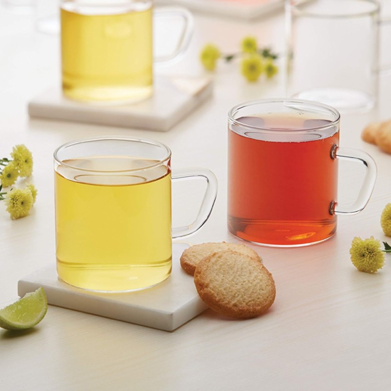 Borosil Vision 6 Pcs Tea n Coffee Borosillicate Glass 190 ml Classic Mug Set | Microwave Safe, Scratch Resistance, Lightweight | for Chai, Green Tea, Milk | Transparent Borosil Vision 6 Pcs Tea n Coffee Borosillicate Glass 190 ml Classic Mug Set | Microwave Safe, Scratch Resistance, Lightweight | for Chai, Green Tea, Milk | Transparent
