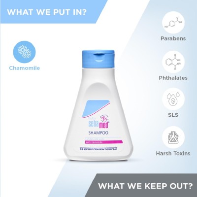 Sebamed Baby Shampoo 150 ml|pH 5.5| Ideal for Newborn’s delicate scalp| No Tears |