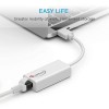 Quantum QHM8106 USB to RJ45 Ethernet LAN Adapter (White) Quantum QHM8106 USB to RJ45 Ethernet LAN Adapter (White)