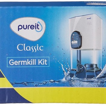 HUL Pureit Germkill Kit For Classic 14 L Activated Carbon Water Purifier - 1250 L Capacity, White HUL Pureit Germkill Kit For Classic 14 L Activated Carbon Water Purifier - 1250 L Capacity, White