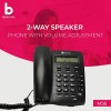 Beetel M56 Caller ID Corded Landline Phone with 16 Digit LCD Display & Adjustable Contrast,2Ways Speaker Phone, 30 Incoming and 5 Outgoing Memory, Solid Build Quality,Classic Design (Black)(M56) Beetel M56 Caller ID Corded Landline Phone with 16 Digit LCD Display & Adjustable Contrast,2Ways Speaker Phone, 30 Incoming and 5 Outgoing Memory, Solid Build Quality,Classic Design (Black)(M56)