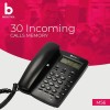 Beetel M56 Caller ID Corded Landline Phone with 16 Digit LCD Display & Adjustable Contrast,2Ways Speaker Phone, 30 Incoming and 5 Outgoing Memory, Solid Build Quality,Classic Design (Black)(M56) Beetel M56 Caller ID Corded Landline Phone with 16 Digit LCD Display & Adjustable Contrast,2Ways Speaker Phone, 30 Incoming and 5 Outgoing Memory, Solid Build Quality,Classic Design (Black)(M56)