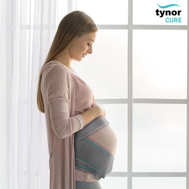 Tynor Pregnancy Back Support, Grey, Medium, 1 Unit Tynor Pregnancy Back Support, Grey, Medium, 1 Unit