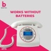Beetel M73 Caller ID Corded Landline Phone with 16 Digit LCD Display, Retro Design, Alphanumeric Keypad, 2-Way Speaker Phone, Adjustable Ringing (White & Red)(M73) Beetel M73 Caller ID Corded Landline Phone with 16 Digit LCD Display, Retro Design, Alphanumeric Keypad, 2-Way Speaker Phone, Adjustable Ringing (White & Red)(M73)
