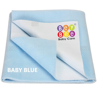 BeyBee Waterproof Quick Dry Sheet for Baby| Bed Pad Anti-Piling Fleece Extra Absorbent Washable Matress Protector| Baby Bed Protector Sheet for Toddler Children, Medium Size, 100x70cm, Blue BeyBee Waterproof Quick Dry Sheet for Baby| Bed Pad Anti-Piling Fleece Extra Absorbent Washable Matress Protector| Baby Bed Protector Sheet for Toddler Children, Medium Size, 100x70cm, Blue