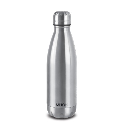 Duo DLX 500 Thermosteel Water Bottle 500 ml, 24 Hr Hot and Cold I Leak Proof Lid, ISI Certified I Vacuum Insulated I for Office, Gym, School I Silver Duo DLX 500 Thermosteel Water Bottle 500 ml, 24 Hr Hot and Cold I Leak Proof Lid, ISI Certified I Vacuum Insulated I for Office, Gym, School I Silver