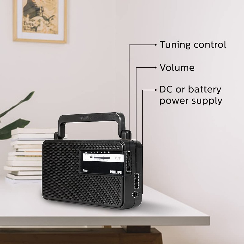 Philips Audio RL191/94 with MW/FM Bands 180mW RMS Sound output Radio Philips Audio RL191/94 with MW/FM Bands 180mW RMS Sound output Radio