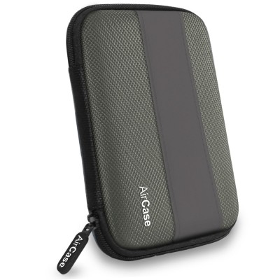 AirCase Rugged Hard Drive Case for 2.5-inch Western Digital, Seagate, Toshiba, Portable Storage Shell for Gadget Hard Disk USB Cable Power Bank Mobile Charger Earphone, Waterproof (Grey) AirCase Rugged Hard Drive Case for 2.5-inch Western Digital, Seagate, Toshiba, Portable Storage Shell for Gadget Hard Disk USB Cable Power Bank Mobile Charger Earphone, Waterproof (Grey)