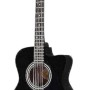 YAMAHA Wood Fs100C Acoustic Guitar, Black