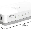 D-Link DES-1005C 5-Port 10/100 Mbps Unmanaged Switch, white D-Link DES-1005C 5-Port 10/100 Mbps Unmanaged Switch, white