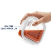 Borosil Klip N Store Glass Storage Container For Kitchen With Air-Tight Lid, Microwave & Oven Safe, Square, 320 ml, Clear Borosil Klip N Store Glass Storage Container For Kitchen With Air-Tight Lid, Microwave & Oven Safe, Square, 320 ml, Clear