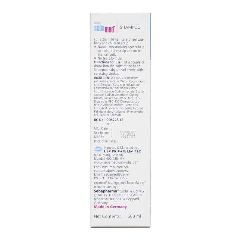 Sebamed Baby Shampoo 500 ml|pH 5.5| Ideal for Newborn’s delicate scalp| No Tears | Sebamed Baby Shampoo 500 ml|pH 5.5| Ideal for Newborn’s delicate scalp| No Tears |