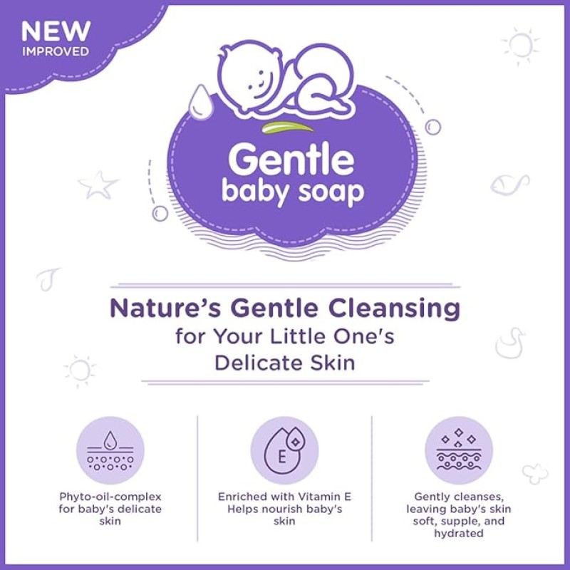 Himalaya Gentle Baby Soap Value Pack, 4 * 75g Himalaya Gentle Baby Soap Value Pack, 4 * 75g