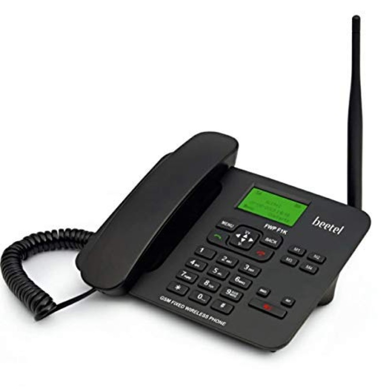 Beetel F1K GSM Fixed Wireless Phone, Support Quad band 2G,LCD Display,Speed Dial,Two way Speaker phone & Adjustable Volume,Supports Hotline Function,Alarm,4 Direct Memory Keys,Basic Calculator (Black) Beetel F1K GSM Fixed Wireless Phone, Support Quad band 2G,LCD Display,Speed Dial,Two way Speaker phone & Adjustable Volume,Supports Hotline Function,Alarm,4 Direct Memory Keys,Basic Calculator (Black)
