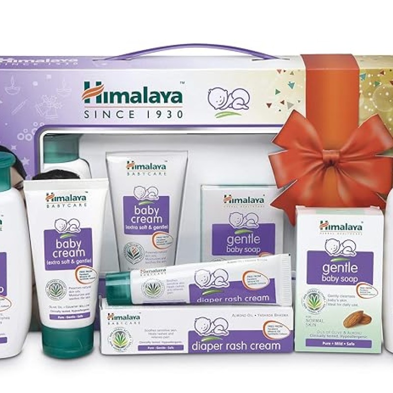 Himalaya Happy Baby Gift Pack ( 5 IN 1) - (Soap, Shampoo, Lotion, Diaper Rash Cream, Baby Cream) Himalaya Happy Baby Gift Pack ( 5 IN 1) - (Soap, Shampoo, Lotion, Diaper Rash Cream, Baby Cream)
