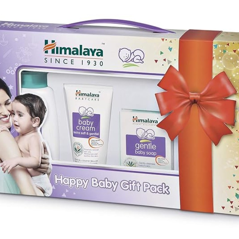 Himalaya Happy Baby Gift Pack ( 5 IN 1) - (Soap, Shampoo, Lotion, Diaper Rash Cream, Baby Cream) Himalaya Happy Baby Gift Pack ( 5 IN 1) - (Soap, Shampoo, Lotion, Diaper Rash Cream, Baby Cream)