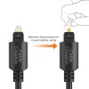 CableCreation Optical Audio Cable, 3FT Digital Fiber Optic Toslink Cable with Gold Plated for Home Theater, Sound Bar, TV, PS4, Xbox, VD/CD Player,Blu-ray Players,Game Console& More,Black 0.9M CableCreation Optical Audio Cable, 3FT Digital Fiber Optic Toslink Cable with Gold Plated for Home Theater, Sound Bar, TV, PS4, Xbox, VD/CD Player,Blu-ray Players,Game Console& More,Black 0.9M