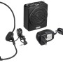 Ahuja Portable PA Neckband System NBA-20Dp Rechargeable with 1 Neckband Mic with USB and SD Card Input, Black, 340gms
