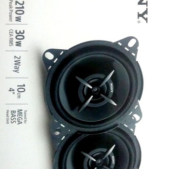 Sony Car Speaker XS-FB102E 10 cm (4 inch) 2-Way Coaxial Speakers (Black), Peak Power - 210W, RMS Power - 30W, Rated Power - 30W
