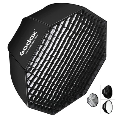 Godox SB-UE 80cm / 32 Inch Portable Octagon Honeycomb Grid Umbrella Speedlite Softbox with Bowens Mount Godox SB-UE 80cm / 32 Inch Portable Octagon Honeycomb Grid Umbrella Speedlite Softbox with Bowens Mount