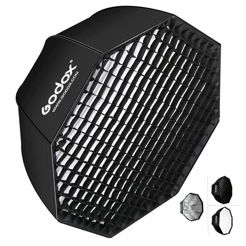 Godox SB-UE 80cm / 32 Inch Portable Octagon Honeycomb Grid Umbrella Speedlite Softbox with Bowens Mount Godox SB-UE 80cm / 32 Inch Portable Octagon Honeycomb Grid Umbrella Speedlite Softbox with Bowens Mount