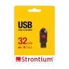 Strontium Pollex USB 32 GB Flash Drive (Black, Red) Strontium Pollex USB 32 GB Flash Drive (Black, Red)