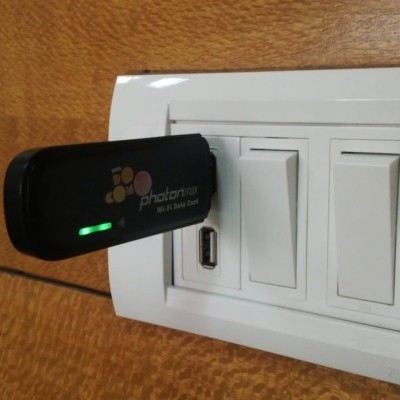 Wayona 18W Dual USB Socket Fast Charger Compatible with Anchor Roma Switch Plate - White