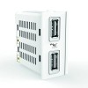 Wayona 18W Dual USB Socket Fast Charger Compatible with Anchor Roma Switch Plate - White Wayona 18W Dual USB Socket Fast Charger Compatible with Anchor Roma Switch Plate - White