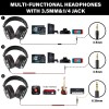 OneOdio Over Ear Headphones Studio Wired Bass Headsets with 50mm Driver, Foldable Lightweight Headphones with Shareport and Mic for DJ Monitoring Mixing Guitar PC TV (Pro-50) OneOdio Over Ear Headphones Studio Wired Bass Headsets with 50mm Driver, Foldable Lightweight Headphones with Shareport and Mic for DJ Monitoring Mixing Guitar PC TV (Pro-50)
