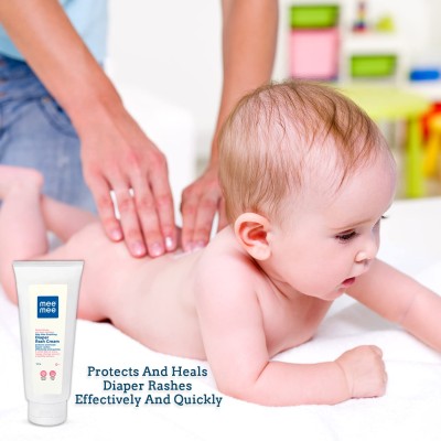 Mee Mee Baby Nappy Cream Duo: Natural Diaper Rash Relief with Aloe Vera | 100g x 2 Pack