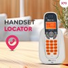 Beetel X70 Expandable Cordless Landline Phone, 2.4GHz Frequency, 2 Way Speaker Phone, Ringer Volume, LED Notification for Ringer and Charging (X70)(White) Beetel X70 Expandable Cordless Landline Phone, 2.4GHz Frequency, 2 Way Speaker Phone, Ringer Volume, LED Notification for Ringer and Charging (X70)(White)