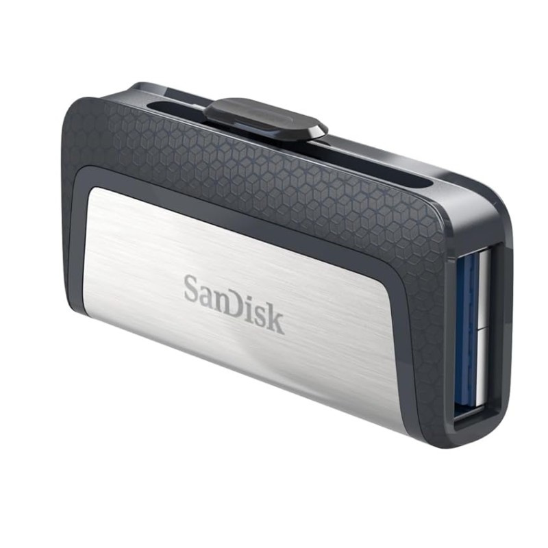 SanDisk Ultra Dual USB Drive 3.1, SDDDC2 32GB, Black, USB 3.1/Type C Reversible Connector, Retractable Design, Type-C OTG-Enabled Android Devices, 5Y SanDisk Ultra Dual USB Drive 3.1, SDDDC2 32GB, Black, USB 3.1/Type C Reversible Connector, Retractable Design, Type-C OTG-Enabled Android Devices, 5Y