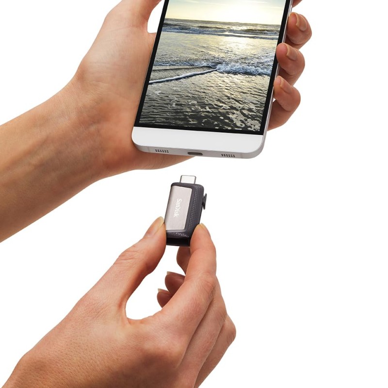SanDisk Ultra Dual USB Drive 3.1, SDDDC2 32GB, Black, USB 3.1/Type C Reversible Connector, Retractable Design, Type-C OTG-Enabled Android Devices, 5Y SanDisk Ultra Dual USB Drive 3.1, SDDDC2 32GB, Black, USB 3.1/Type C Reversible Connector, Retractable Design, Type-C OTG-Enabled Android Devices, 5Y