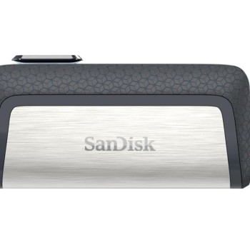 SanDisk Ultra 128 GB USB Pen Drive (SDDDC2-128G-G46, Black, Silver)