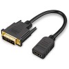 CableCreation DVI to HDMI Cable 0.5ft, Short Bi-Directional HDMI Female to DVI-D(24+1) Male Adapter, 1080P DVI-D to HDMI Conveter for PC, TV Box, PS5, Xbox CableCreation DVI to HDMI Cable 0.5ft, Short Bi-Directional HDMI Female to DVI-D(24+1) Male Adapter, 1080P DVI-D to HDMI Conveter for PC, TV Box, PS5, Xbox