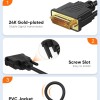 CableCreation DVI to HDMI Cable, 5ft HDMI Male to DVI-D Male Bi-Directional Adapter Cable, HDMI to DVI-D 24+1 High Speed Cable Support 1080P HD for Raspberry Pi, Roku, Xbox One, PS5 CableCreation DVI to HDMI Cable, 5ft HDMI Male to DVI-D Male Bi-Directional Adapter Cable, HDMI to DVI-D 24+1 High Speed Cable Support 1080P HD for Raspberry Pi, Roku, Xbox One, PS5