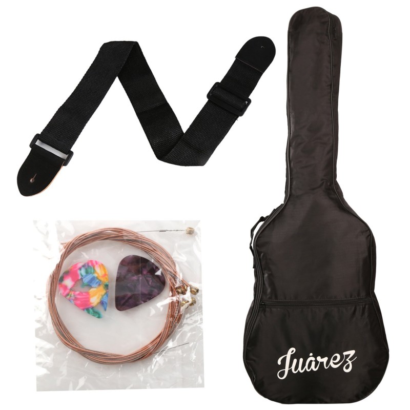 JUÂREZ JRZ38C/VTS ACOUSTIC 38" GUITAR WITH ACC (BLUE SUNBURST) JUÂREZ JRZ38C/VTS ACOUSTIC 38" GUITAR WITH ACC (BLUE SUNBURST)