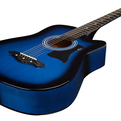 JUÂREZ JRZ38C/VTS ACOUSTIC 38" GUITAR WITH ACC (BLUE SUNBURST) JUÂREZ JRZ38C/VTS ACOUSTIC 38" GUITAR WITH ACC (BLUE SUNBURST)