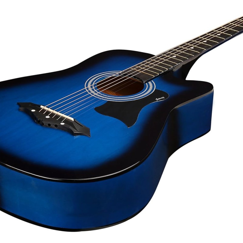 JUÂREZ JRZ38C/VTS ACOUSTIC 38" GUITAR WITH ACC (BLUE SUNBURST) JUÂREZ JRZ38C/VTS ACOUSTIC 38" GUITAR WITH ACC (BLUE SUNBURST)