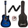 JUÂREZ JRZ38C/VTS ACOUSTIC 38" GUITAR WITH ACC (BLUE SUNBURST) JUÂREZ JRZ38C/VTS ACOUSTIC 38" GUITAR WITH ACC (BLUE SUNBURST)
