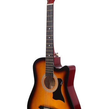 Ju�rez Acoustic Guitar, 38 Inch Cutaway, 038C with Bag, Strings, Pick and Strap, Black (Acoustic Guitar Kit, SUNBURST) Ju�rez Acoustic Guitar, 38 Inch Cutaway, 038C with Bag, Strings, Pick and Strap, Black (Acoustic Guitar Kit, SUNBURST)